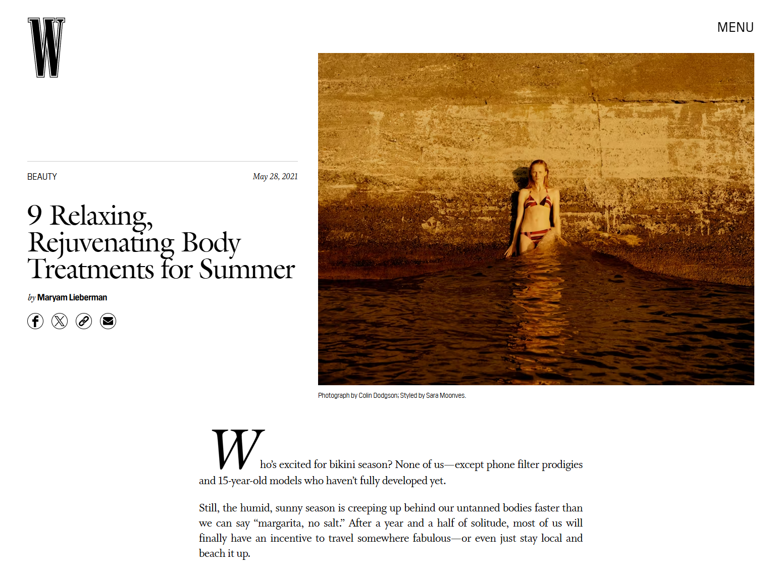 9 Relaxing, Rejuvenating Body Treatments for Summer