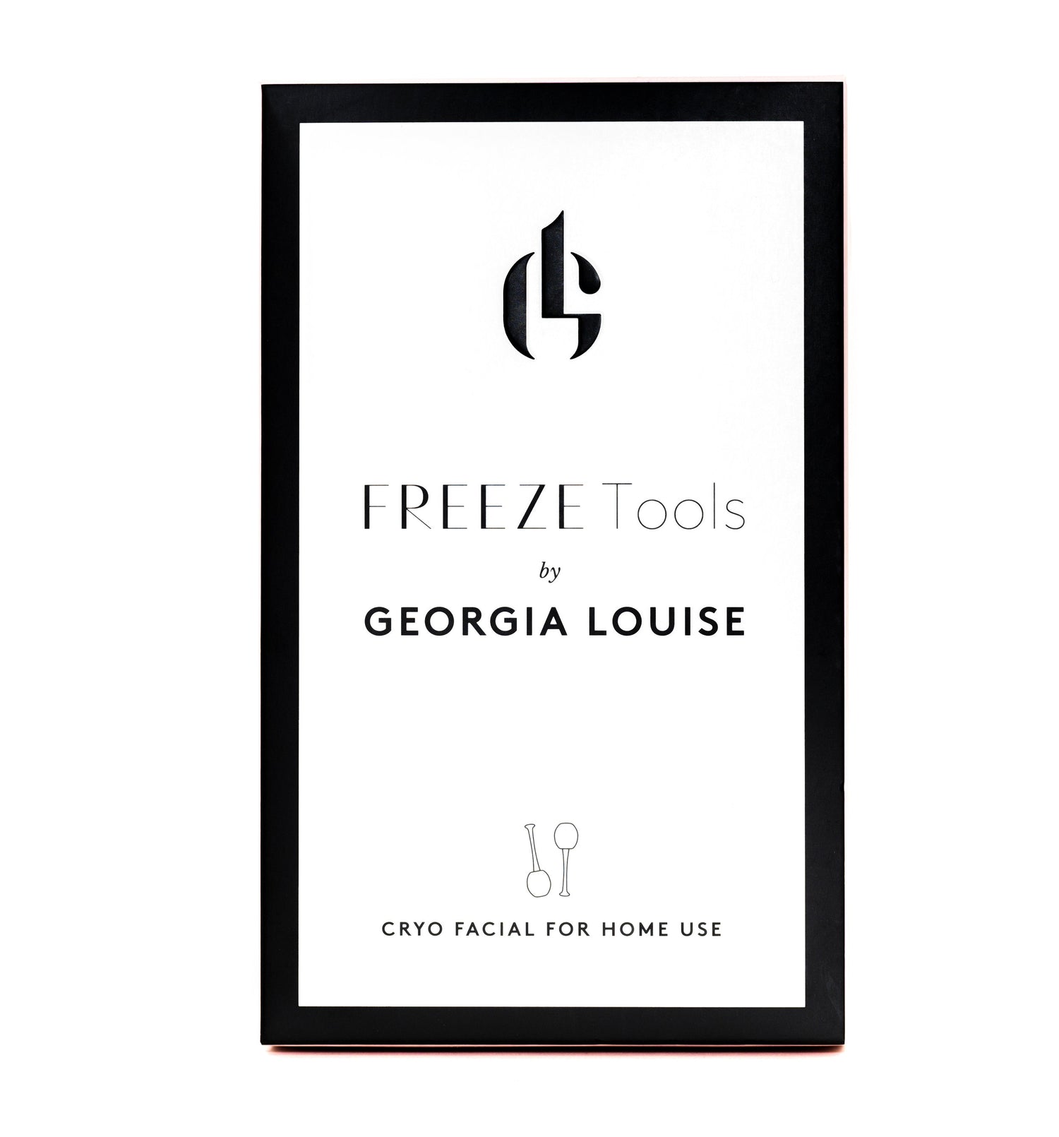 Packaging for Freeze Tools by Georgia Louise for cryo facial home use.