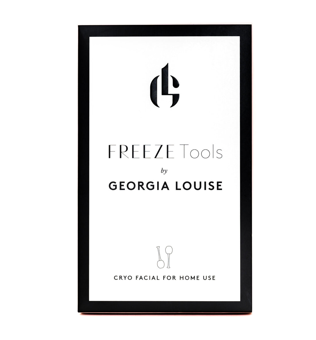 Packaging for Freeze Tools by Georgia Louise for cryo facial home use.