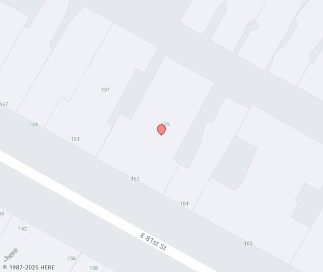Location Map: 157 East 81st, 1c New York, New York 10021