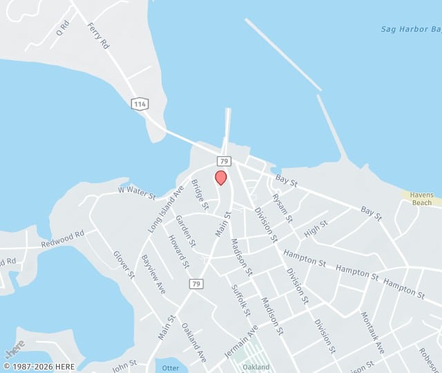 Location Map: 55 Main Street, Sag Harbor New York, New York 11963